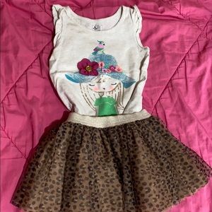Skirt with a tank top (toddler)